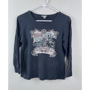 Susan Lawrence Shirt Womens M Western Rodeo Cowboy Made in USA Y2K